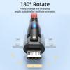 Micro USB Cable L-shaped 180 Degree Rotation Fast Charging [Set of 3 1M+1M+1M] High Speed Data Transfer Micro Made of Reinforced TPE Micro Charging