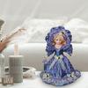 Beautiful Collectible Ceramic Doll People Model, Dollhouse Lady In Outfit, Miniature Porcelain