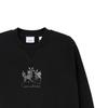 (WMNS) Burberry SS21 Pattern Embroidered Cotton Loose Sports Hoodie Black Women's 80428831