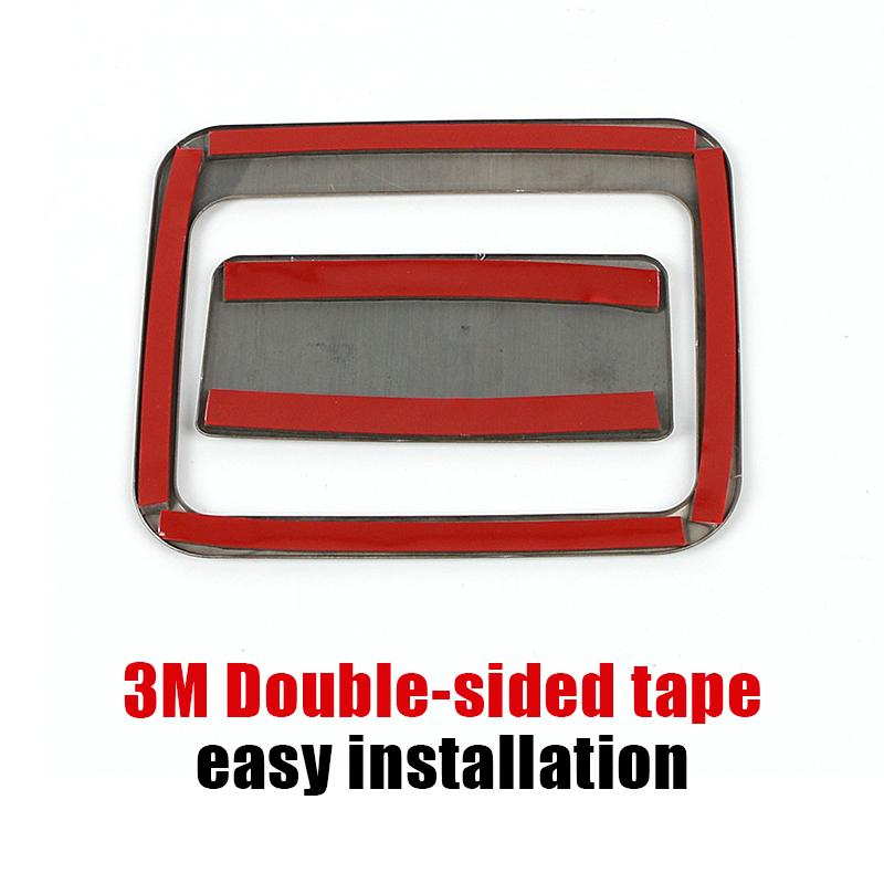 For Toyota RAV4 XA50 2019-2021 2022 2023 2024 RAV 4 Hybrid Stainless Car Storage Box Co-pilot Handle Bowl Cover Trim Stickers