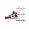 Air Jordan 1 Retro High OG GS Artisanal Red Детские кроссовки White Team-Red FD1437-160
