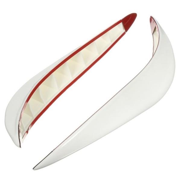 1 пара универсальных автомобильных резиновых бамперов, угловых передних нижних губ, защита от столкновений