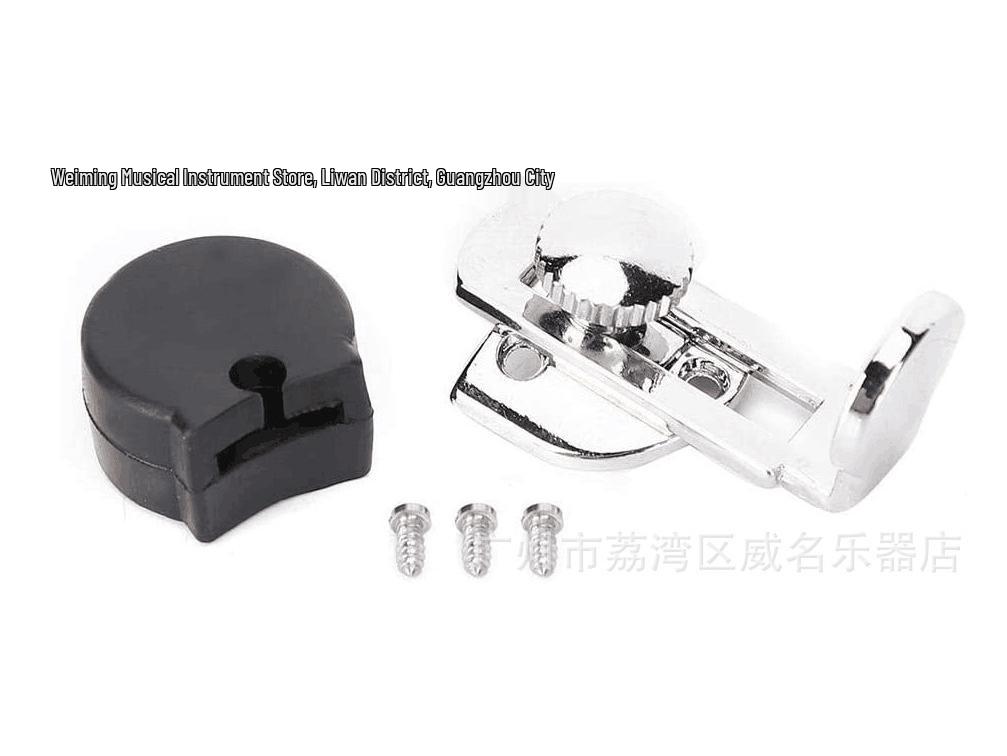 Adjustable Black Clarinet Thumb Rest with Strap Hook Function