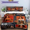3pcs Duvet Cover Set (1*Duvet Cover + 2*Pillowcase, Without Core), Karol G Print Bedding Set, Bedroom Decor, All‑Season, Birthday Gift