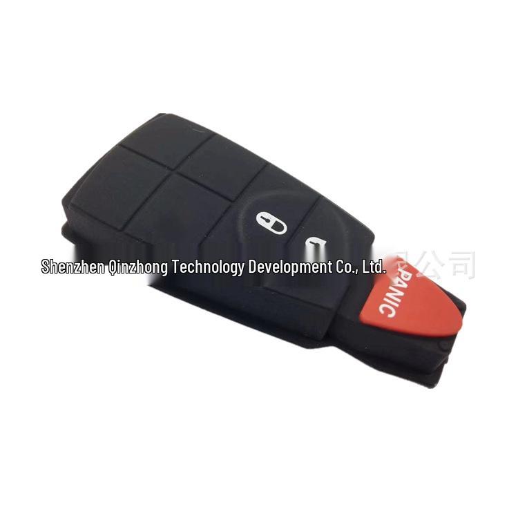 Silicone Key Button Skin for New Chrysler 2+1 Button