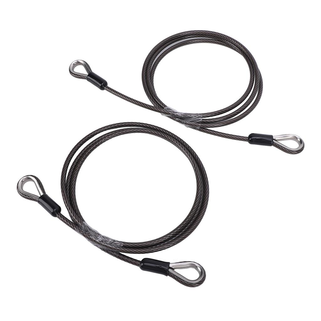2 Pcs Trailer Gate Lift Cables with EZ Spring Clip High Strength Easy Installation Safe 125542 for Gorilla Trailer
