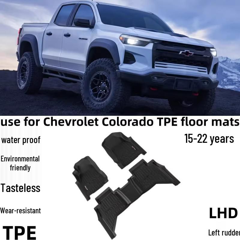 Chevrolet Colorado 2015-2022 Водонепроницаемые Коврики для пола из TPE, изготовленные по индивидуальному размеру