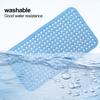 Прямоугольный коврик для ванной из ПВХ с пузырьками, нескользящий коврик для ванной комнаты, нескользящие коврики для ног в ванной, напольные коврики