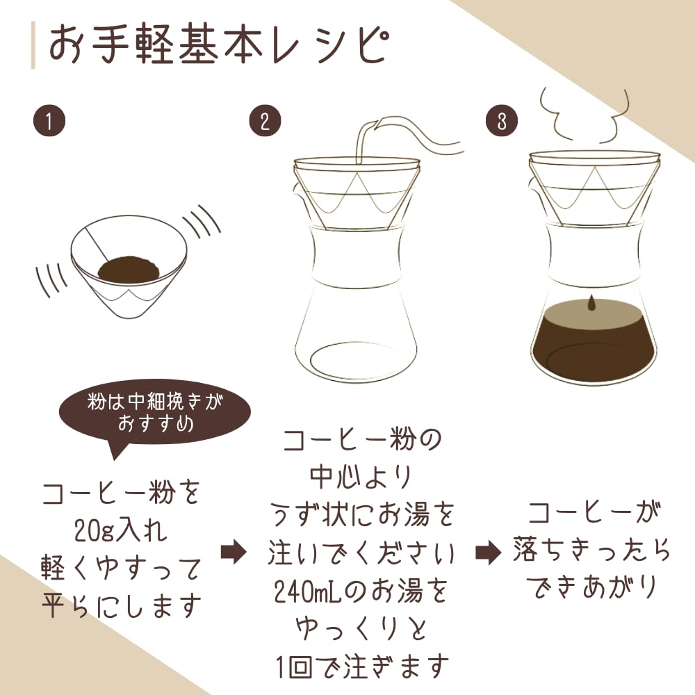 HARIO Easy Coffee Pot, Набор 1-й Дриппер и Сервер, Ручное заваривание для начинающих, Черный, OCP-40-B