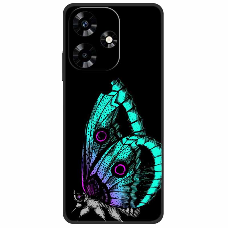 Для Infinix Hot 30i NFC Чехол X669D Силиконовый Волк Лев TPU Мягкий Fundas Для Infinix Hot 30i X669C Hot30i 2023 Защитный Черный Capa