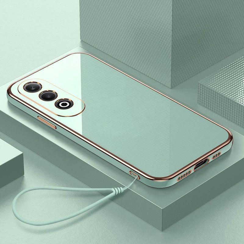 Для OPPO K12 Чехол OPPO K12 Чехол для телефона Роскошный квадратный чехол с защитой от ударов из силикона