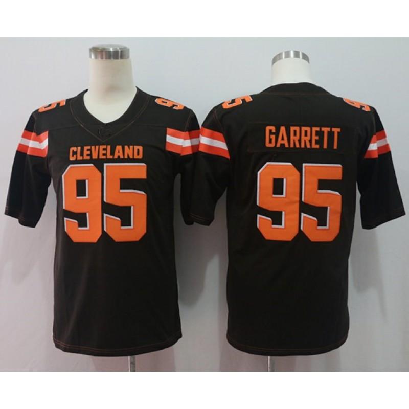 Mens American Football Jersey Brown Team Beckham Jr 13 Mayfield 6 Retro Style Fan Wear Rugby Sports