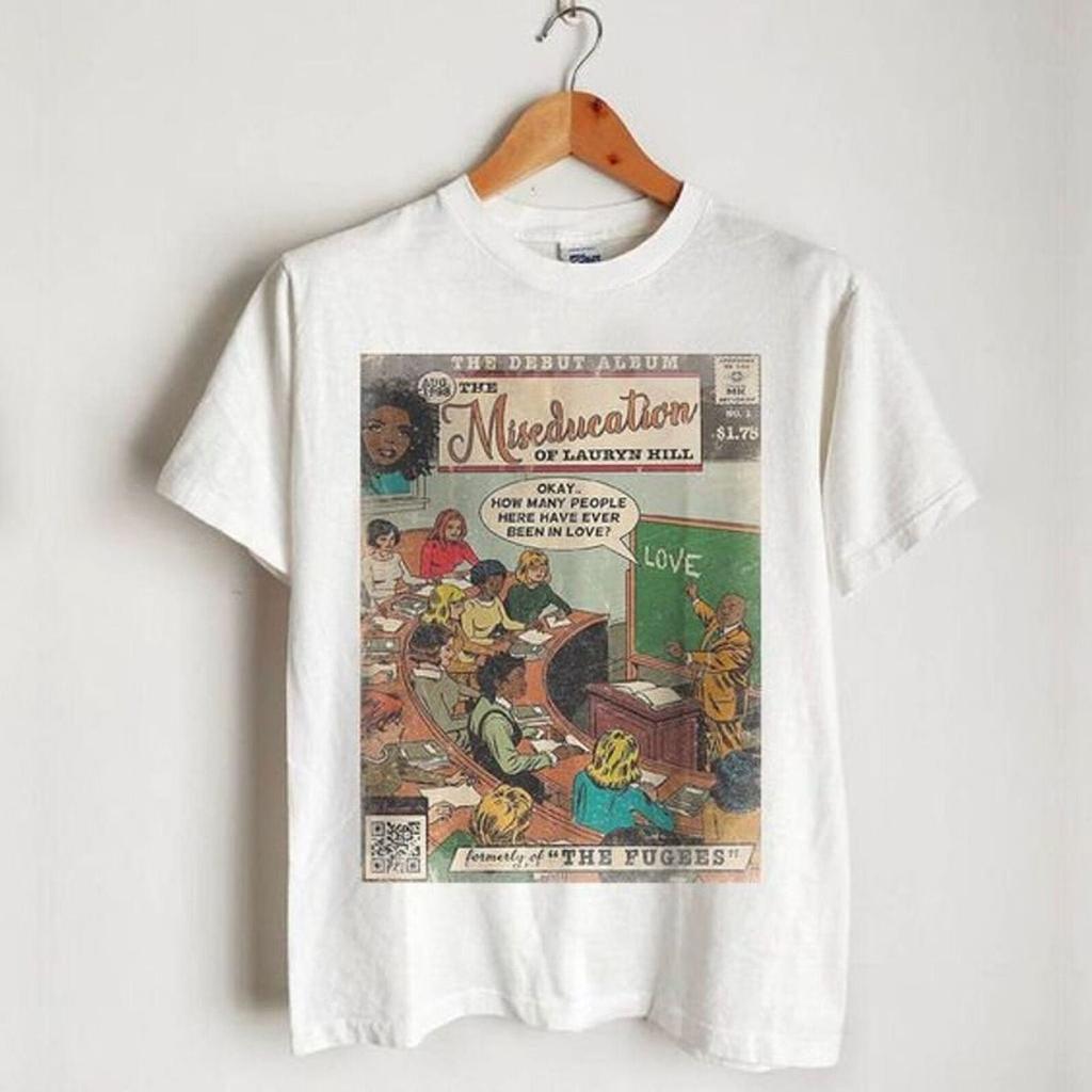 Lauryn Hill Vintage Hip Hop 90's Retro Graphic White Unisex T shirt KH13761