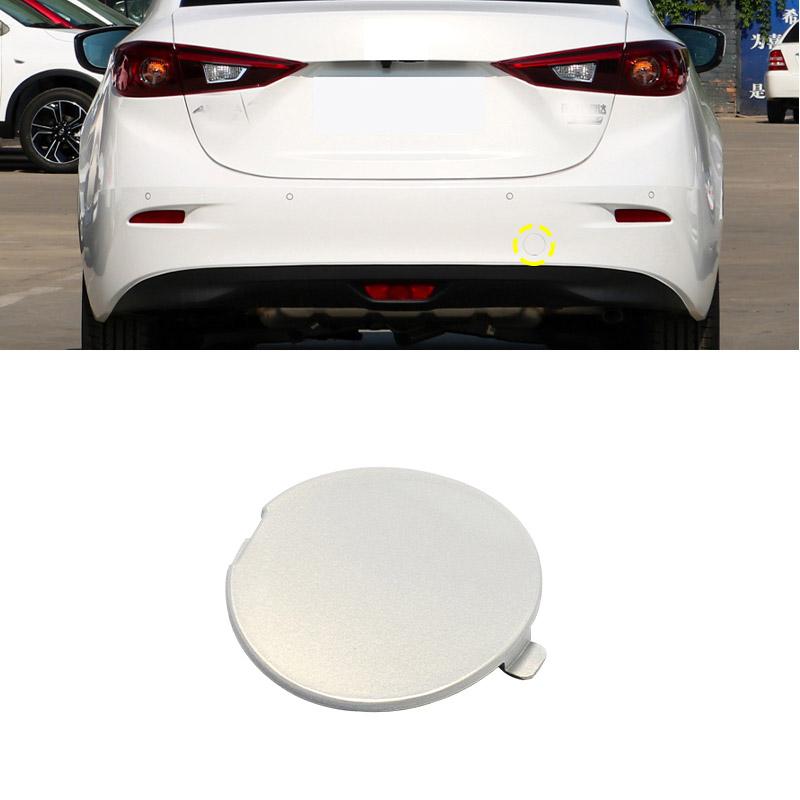 Rear Right Bumper Towing Hook Cover For Mazda 3 Axela Sedan 2014-2019 Tow Hauling Eye Trailer Cap