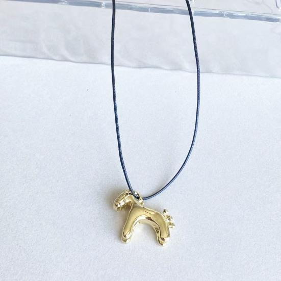 3D Подвеска в виде лошади, Эмалевое ожерелье с мини-подвеской в виде лошади, Милое ожерелье с длинной цепочкой в виде лошади, Подарок для мужчин, женщин, любителей лошадей