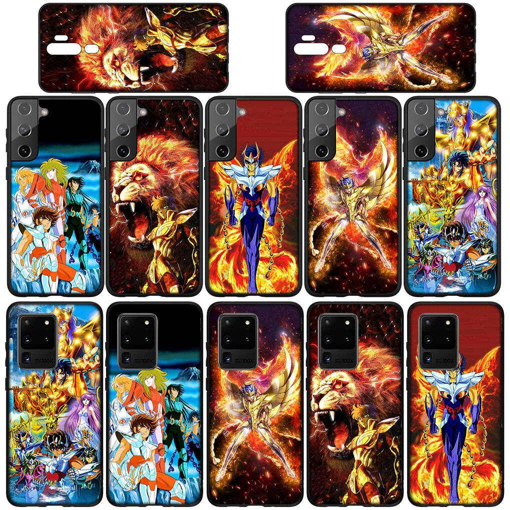 Phone Case for Samsung Galaxy S25 S23 S22 S24 Ultra FE A05 A06 A15 A16 A36 A37 A35 A54 A55 A56 A57 A25 A26 A53 A17 Wallpaper Saints Anime Seiyas Cover