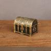S/M/L 3sizes Europe Metal Crafts Jewelry Box Storage Jewelry Box Storage Case 2 layeTreasure Chest Jewelry Box Table Organizer