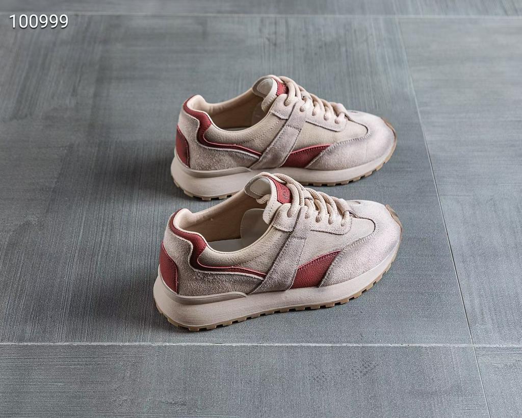 Кожаная сетка кроссовки Форрест Гамп женские 2025 новая осень дышащие ретро универсальные платформа повседневные спортивные вафли