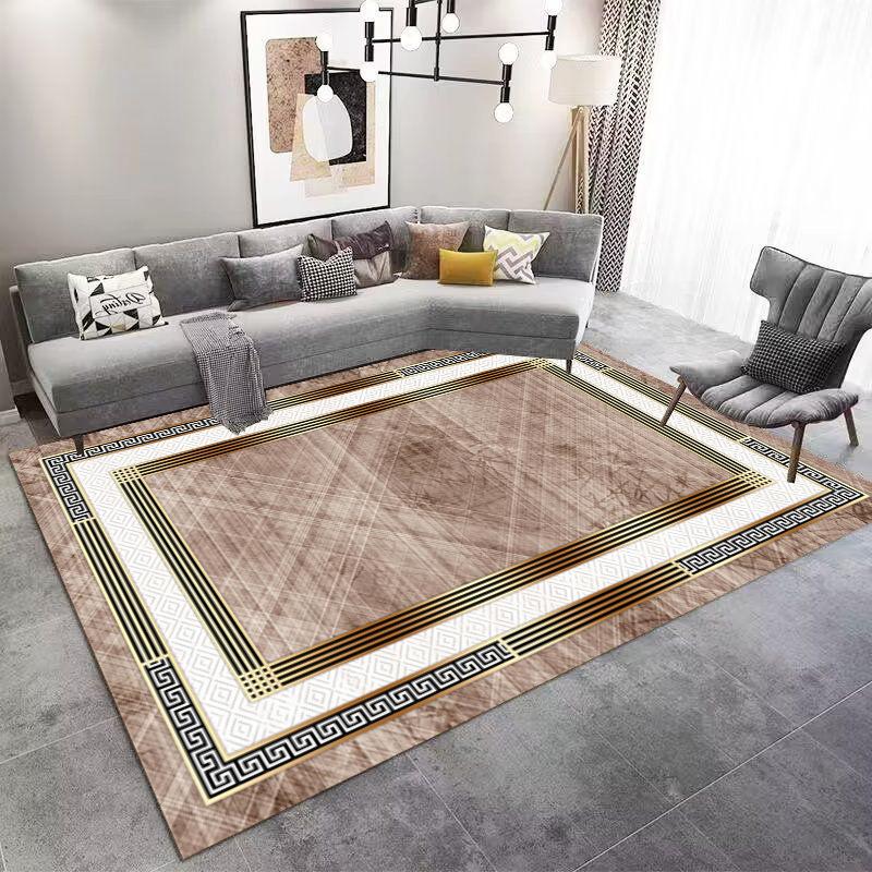 Minimalistic Carpet For Living Room Slip Resistant Rug For Sofa And Coffee Table Bedroom And Study Floor Mat Stylish Area Rug