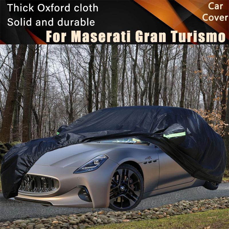 Для автомобиля Maserati Gran Turismo Полные наружные чехлы Уличные Водонепроницаемые Пылезащитные Защита от солнца, дождя, снега Внешние аксессуары для автомобиля