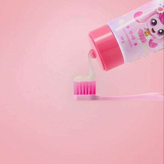 Kent Royal Catchtinipping Kids Children's Vegetable Toothpaste Strawberry Flavor, a Popular Character In Korea