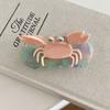 Korean Style Ocean Animal Hair Clip Sweet Geometry Shark Clip Crab Fish Hair Claw Vacation