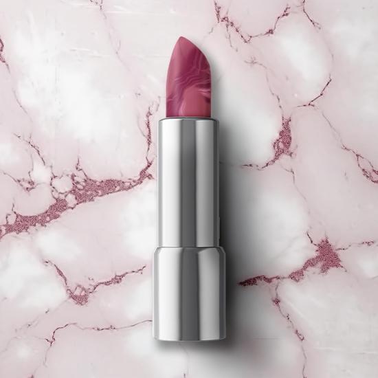 Помада RENEE Marble Lipstick - Viola 4 г, насыщенная с высоким содержанием цветных пигментов, увлажняющая, обогащенная маслом ши и витамином Е
