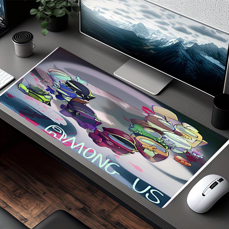 Among Us Print Mouse Pad, for Keyboard Pad Laptop PC Mat for Office Home Use, Desk Decor, Perfect Birthday Gift for Gamers