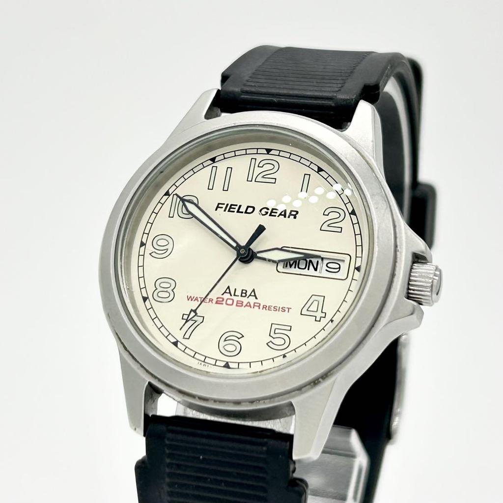[USED] SEIKO ALBA FIELD GEAR Quartz Watch