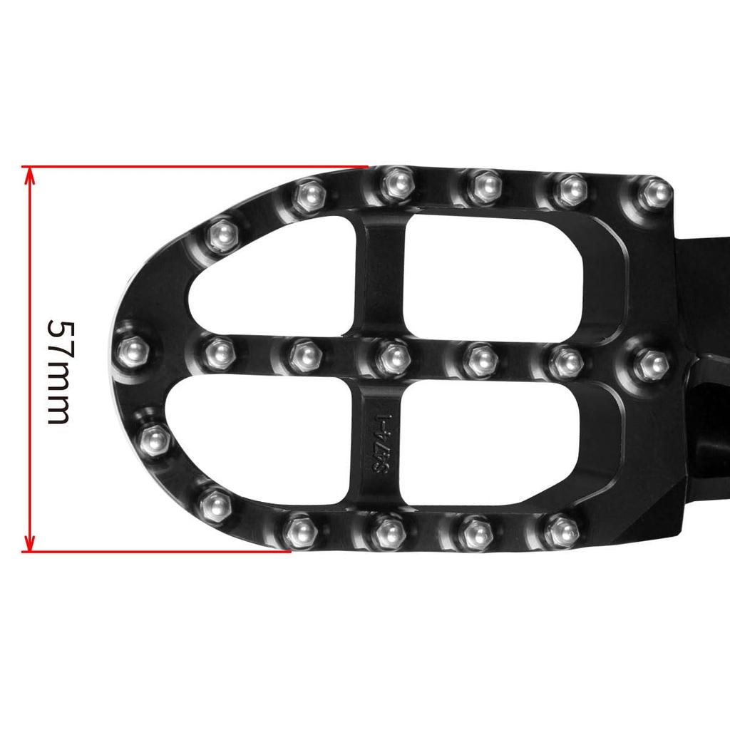 Подножка ZETA RACING Africa Aluminum, красная, модель F6998, Dirt Freak DIRTFREAK CRF250L/M/RALLY, Twin, Transalp, CRF/R/RX/X… и т. д. (старый номер ZE93-1022)