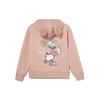 Li Ning X Disney Collaboration Sports Lifestyle Series Fleece Lined Pullover Hoodie Women Hoodies Smoky-Rose-Pink AWDR690-4