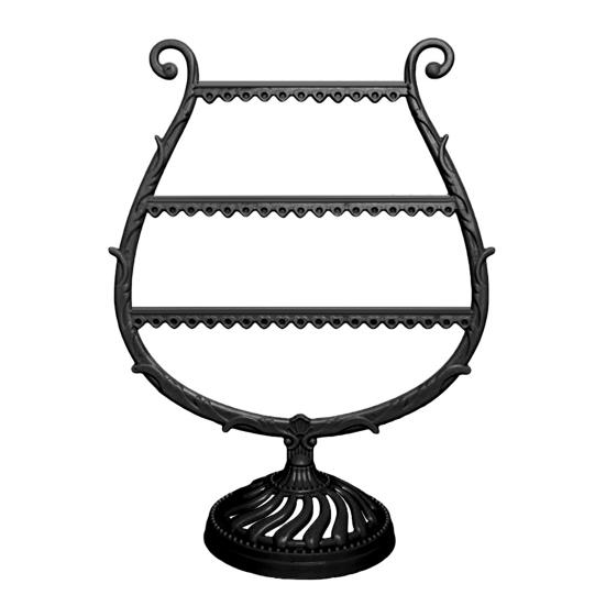 Стеллаж для хранения ювелирных изделий Компактный рог в форме дерева Высокое качество PP Креативный органайзер для сережек для спальни