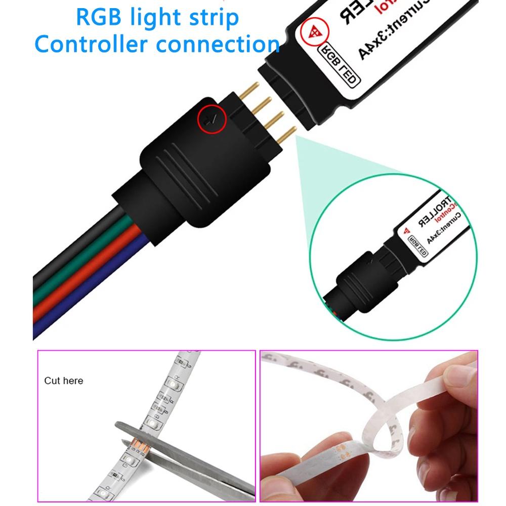 Светодиодная лента 5 В USB SMD 2835 Светодиодная фоновая подсветка телевизора Светодиодная лента 1 м 2 м 3 м 4 м 5 м DIY 2835 Светодиодный гибкий шкаф для украшения дома лампа