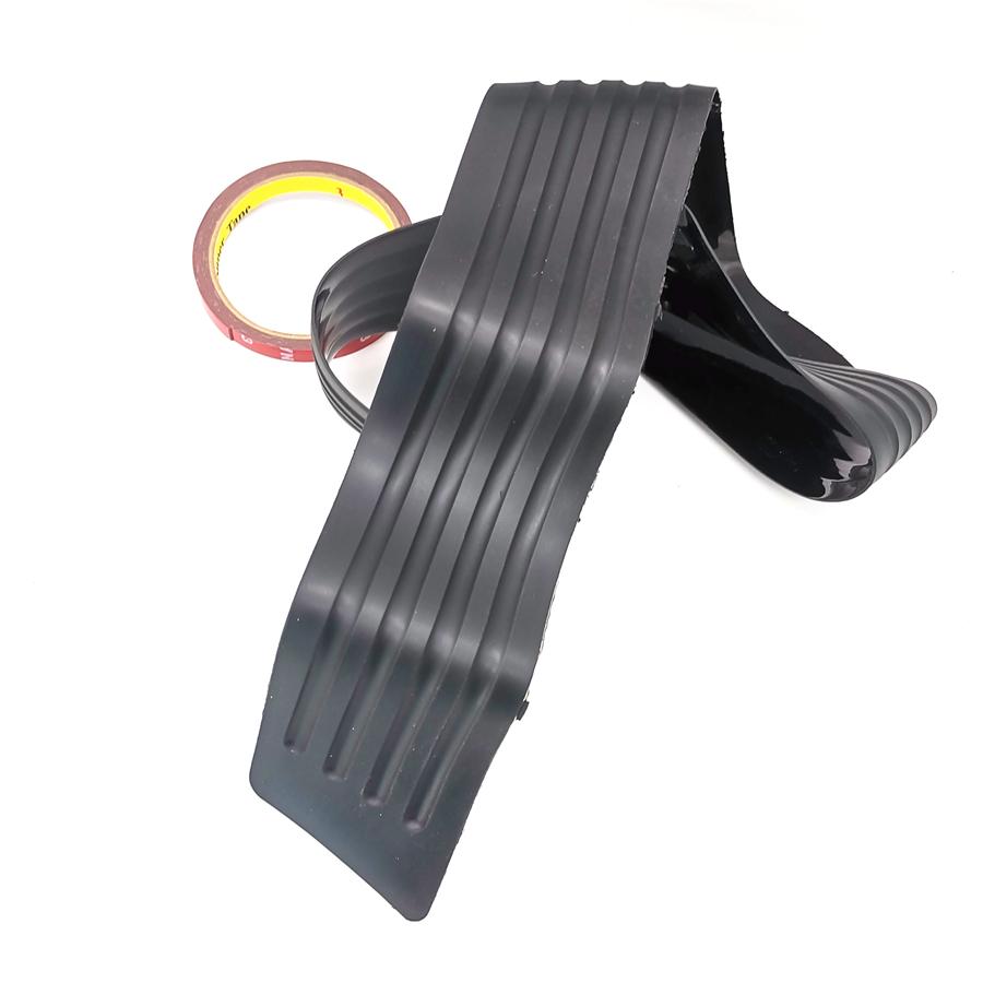 Черный резиновый протектор заднего бампера автомобиля, накладка на порог багажника, защита от царапин