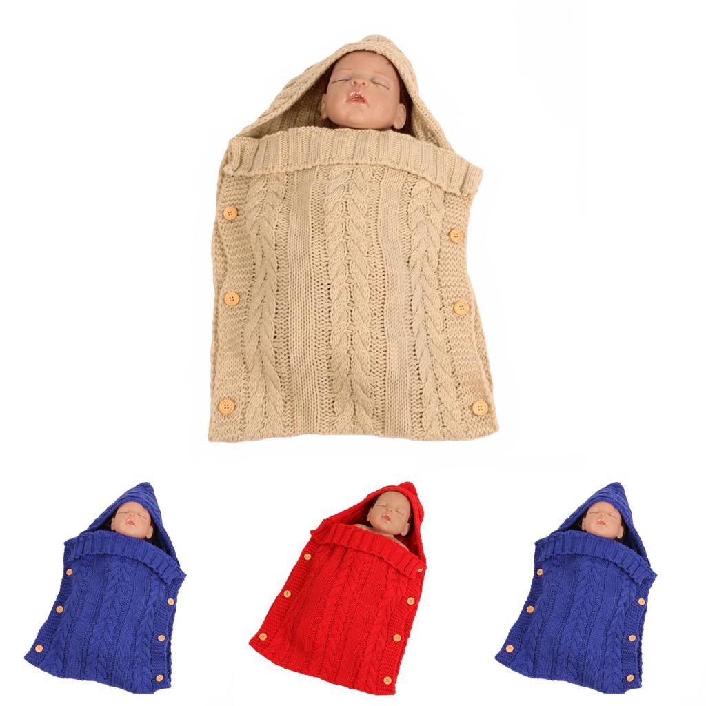 Baby Knitted Sleep Sack With Buttons For Infant Toddler Comfort And Warmth