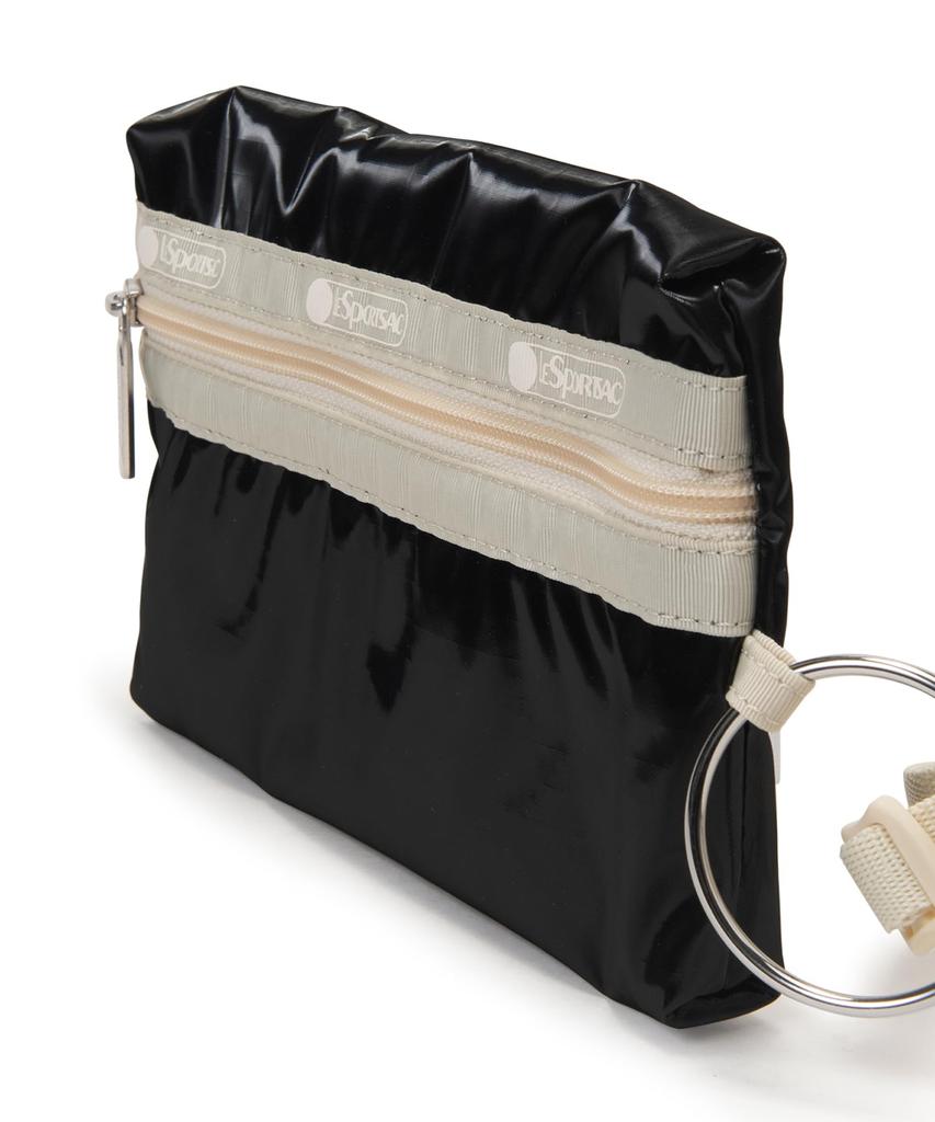 МНОГОФУНКЦИОНАЛЬНАЯ КОСМЕТИЧКА [LeSportsac] [Официальная] С РЕМЕШКОМ НА ЗАПЯСТЬЕ/1512/Бежевый/Черный Блеск/Безе