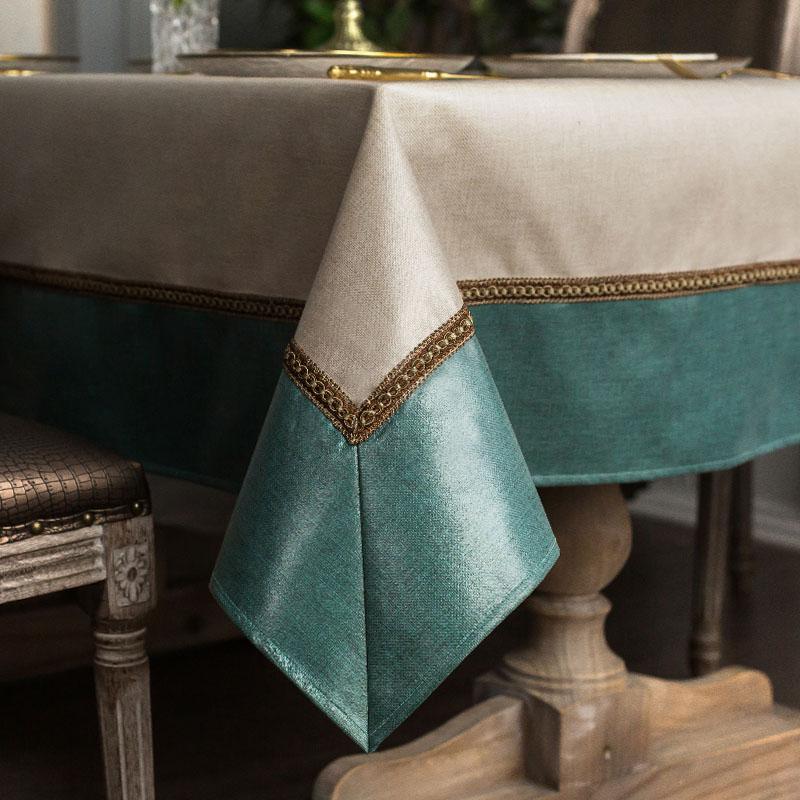 Европейская ткань водонепроницаемая скатерть прямоугольная маслостойкая вечеринка пэчворк дома гостиная столовая журнальный столик крышка