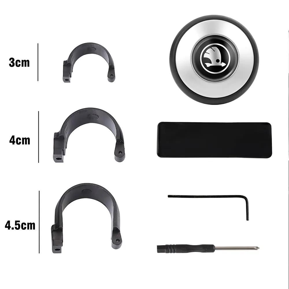 Car Sticker Car Steering Wheel Turning Booster Spinner Knob Power Handle Accessories For Skoda Octavia Fabia Kamiq Kapoq Kodiaq kac999