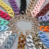 Acrylic Bag Chain: Candy Colors, Rubber Paint Coating, 28 Color Options, Hand-Painted Acrylic Finish