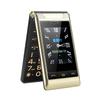 G10 C Flip Phone Gold Dual Screen Big Button Large Volume with Protective Case Elderly Flip Phone