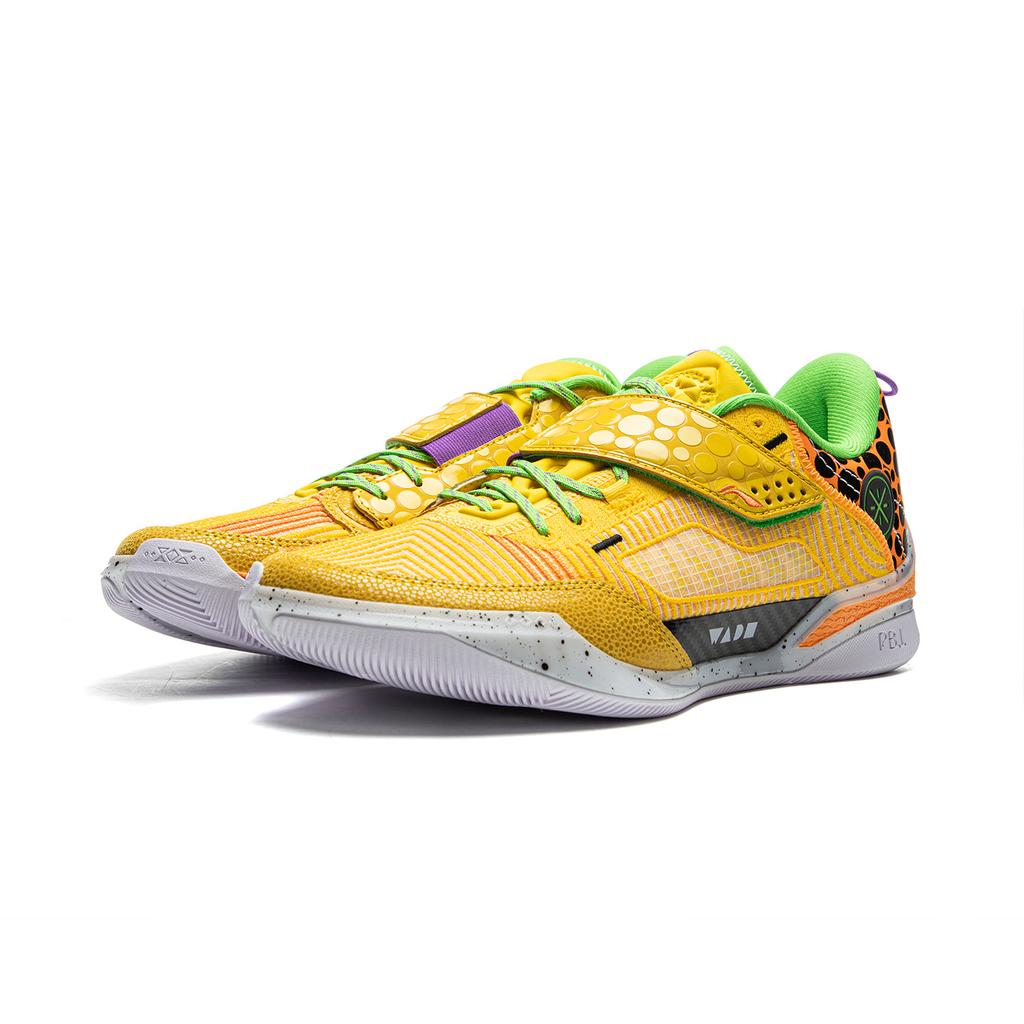 Li-Ning Way of Wade 808 4 Ultra ASG желтые мужские кроссовки серо-зеленые ABAU031-13