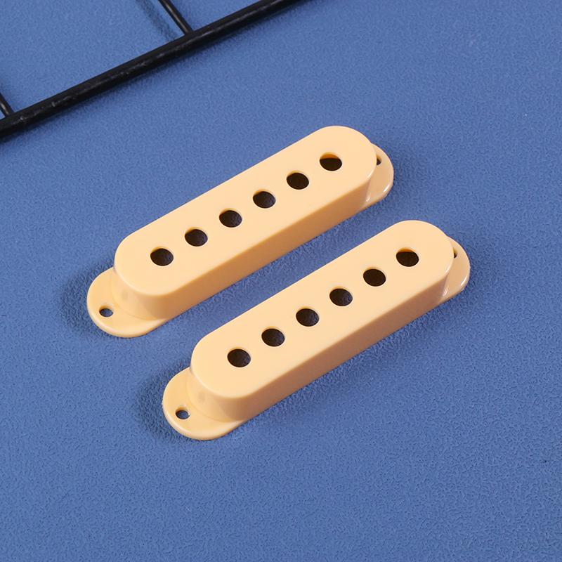 2Pcs 48/50/52Mm Guitar Multi Color Plastic Single Coil Pickup Covers Electric Guitar Pickup Lid/Shell/Top Guitar Parts