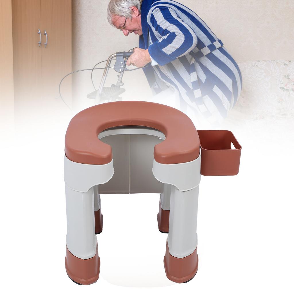 Туалетное кресло для душа, безопасное нескользящее основание, складной туалетный стул с коробкой для салфеток для беременных женщин