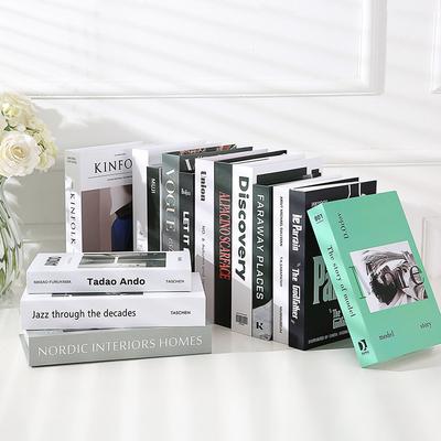 1 шт. Декоративные книги Открытые Роскошные Фальшивые Книги Ящик для Хранения Полка для Кофейного Столика Декор Интерьера Подарки Модные Домашний Декор