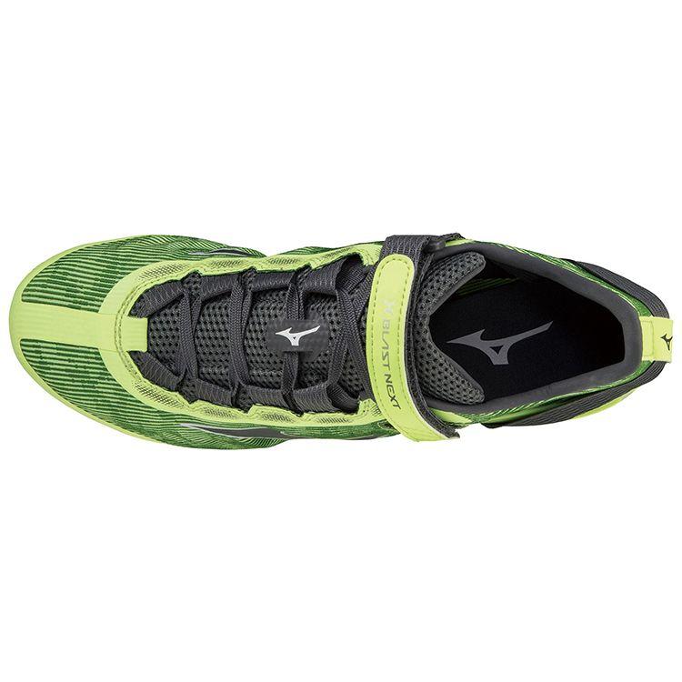 Mizuno X Blast Next 2 Спортивная обувь Удобная ткань Кожа Нескользящая Износостойкая Дышащая Низкий верх Кроссовки для спринтерского бега U1GA220481
