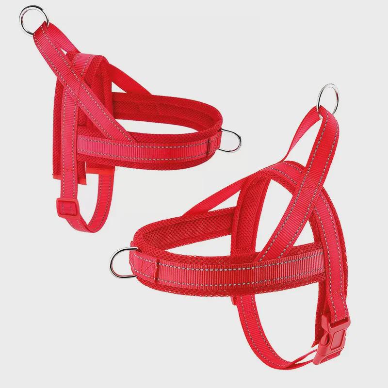 Шлейка для собак Easywalk Breathable Mesh и взрывозащищенный поводок для мелких/средних пород