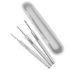 Crease Cutting Set, 3-Piece Set of Chisels for Plastic Models, Enhances Detailing, Slim Handles for Easy Grip (0.15/0.3/0.5mm)