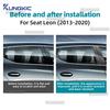Для Seat Leon MK3 2013 2014 2015 2016 2017 2018 2019 2020 Автомобильная накладка на стойку двери окна B C Pillar Glossy Black PC Sticker