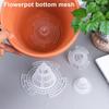 10Pcs PP Material Bonsai Grid Hollow Flexible Succulent Potting Mesh Pad