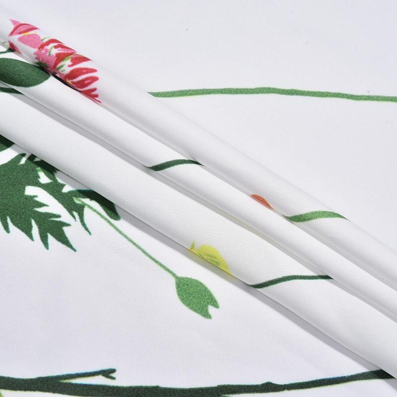 Женский комплект, модный повседневный свободный топ больших размеров с укороченными рукавами и принтом нестандартной формы + прямые брюки